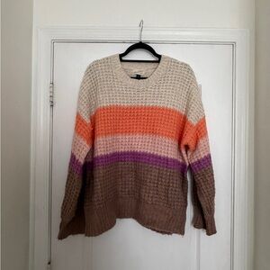 Universal Thread Multicolor Striped Sweater